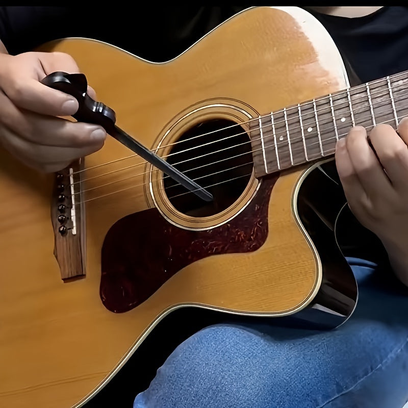 Arco de guitarra de PP negro para instrumentos clásicos y folclóricos Herramienta portátil creativa para puntear