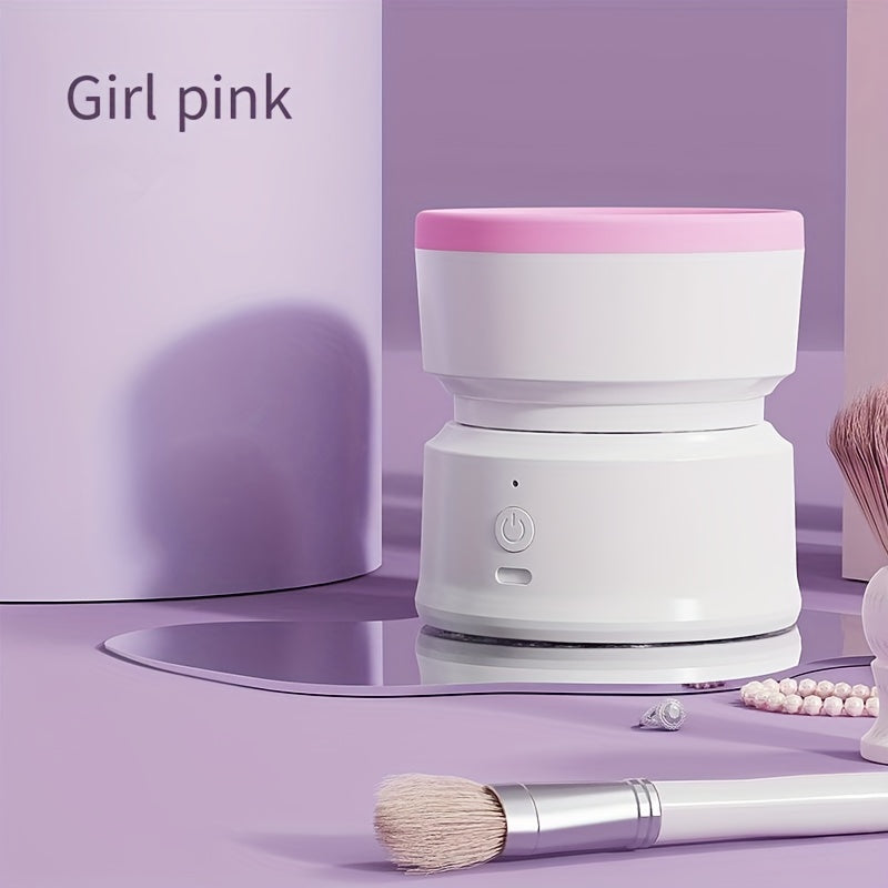 Electric Makeup Brush Cleaner with Silicone Brush Sanitizer for Beauty and Makeup Tools