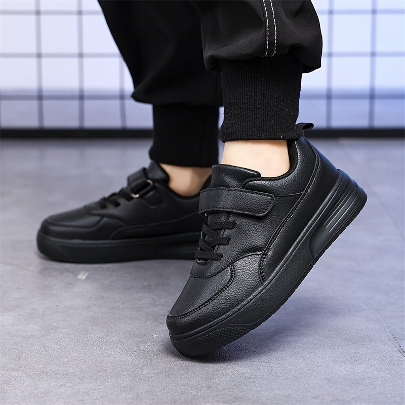 Girls' All-Season Casual Sports Sneakers with Microfiber Leather and EVA Sole