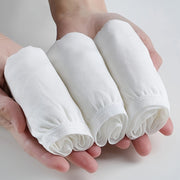 Women’s Disposable Postpartum Underwear Soft Breathable Maternity Shorts, Light Beige, 5 Pack