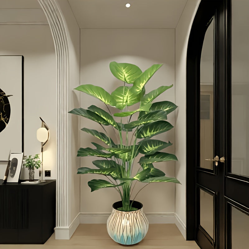 Artificial Plant Lifelike Money Plant for Indoor Outdoor Gardens and Weddings