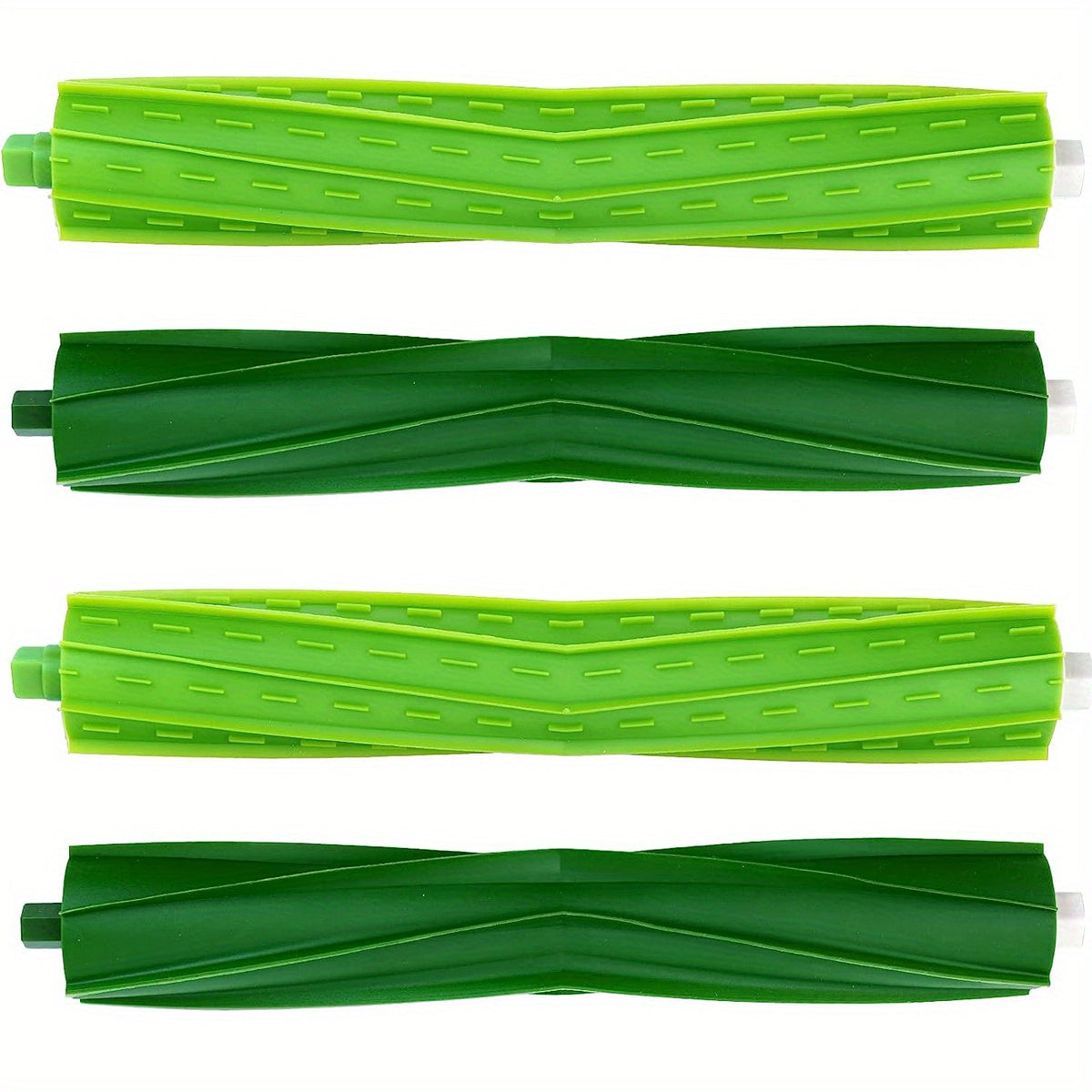 Set of 2 Replacement Roller Brushes for Vacuum Cleaners with Rubber Brush Accessory