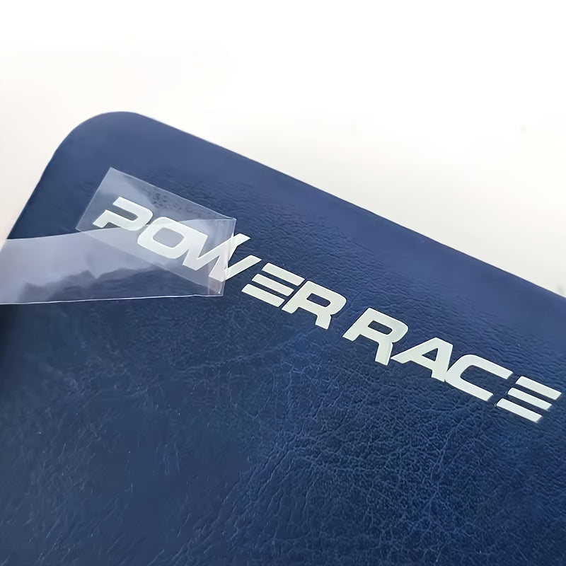 Maxsus elektroplatlangan yorliqlar, stikerlar, logotiplar, 50 ta set, oltin, kumush, 1.6-2 dyuym