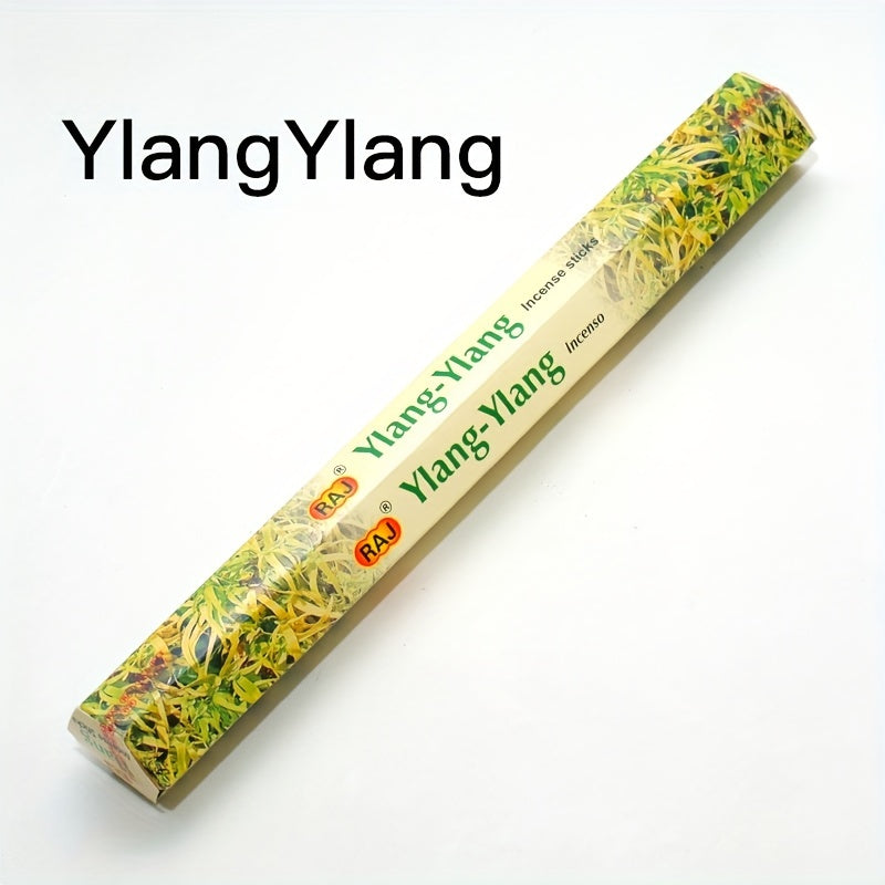 20 шт. коробка ароматерапевтических полосок с 20 благовониями различных ароматов из Индии. Идеально подходит для йоги, медитации и домашнего декора.