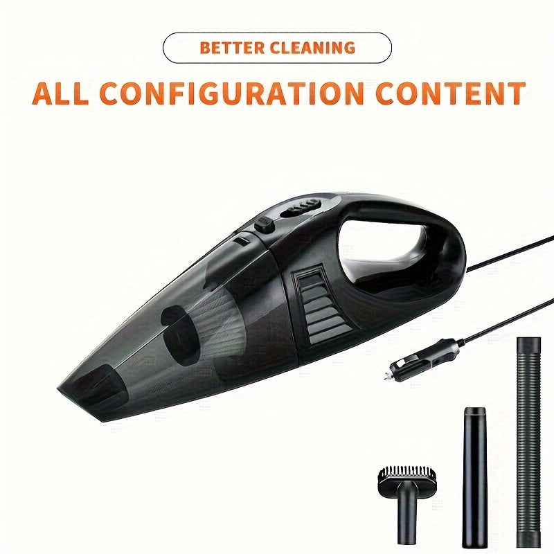 Car Vacuum Cleaner, Handheld, High Power, Wet and Dry Use, Car Accessories