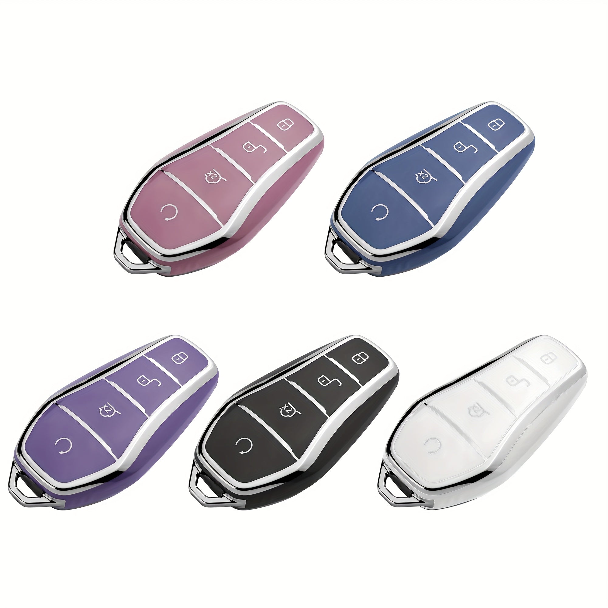 Universal TPU Key Fob Cover for Smart Remote Compatible with Multiple Car Models