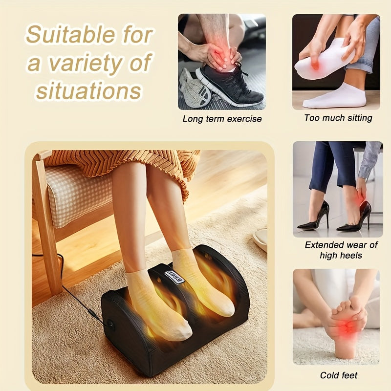 Full Body Massager with Kneading Heating and Timer for Legs Feet Arms