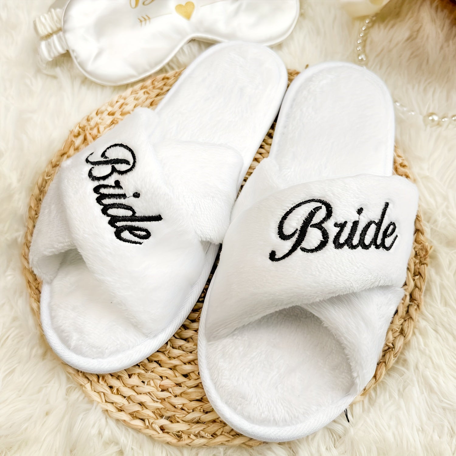 Women Open-Toe Cross Strap Slippers Comfortable Soft Sole Wedding Party Shoes