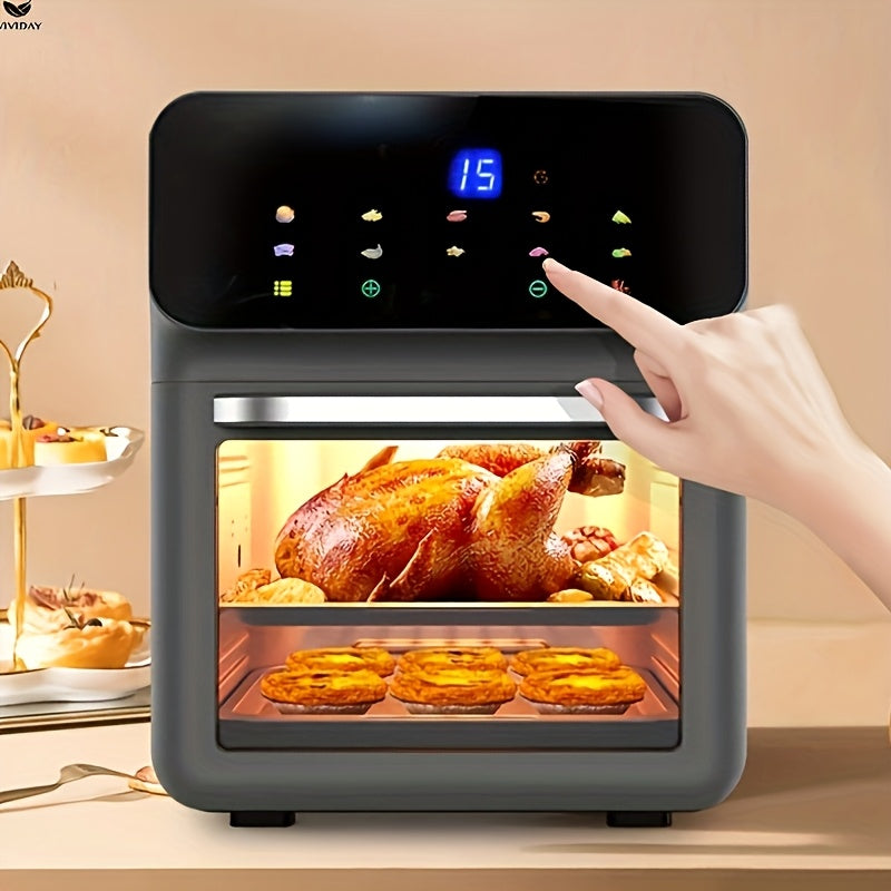 Kichik hajmli va vizual dizaynga ega oshxona uchun eng yaxshi sotiladigan ko‘p funksiyali havo qovurish uchun.