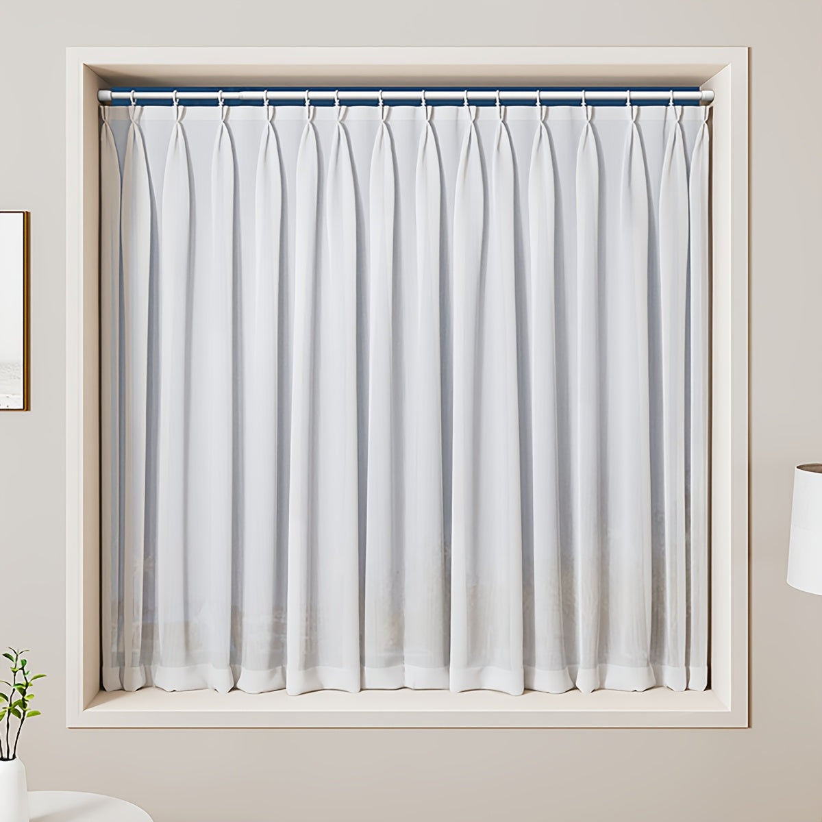 Telescopic Rod for Curtains Windows Wardrobe Clothes Drying Adjustable Support