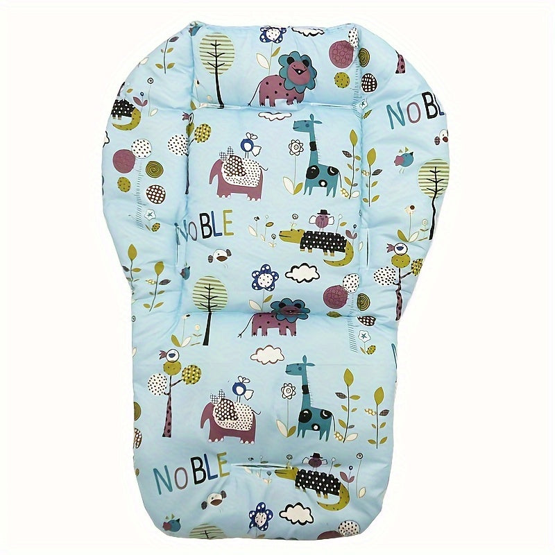 Cartoon Stroller Seat Cushion Soft Cotton Pad for Comfort and Support