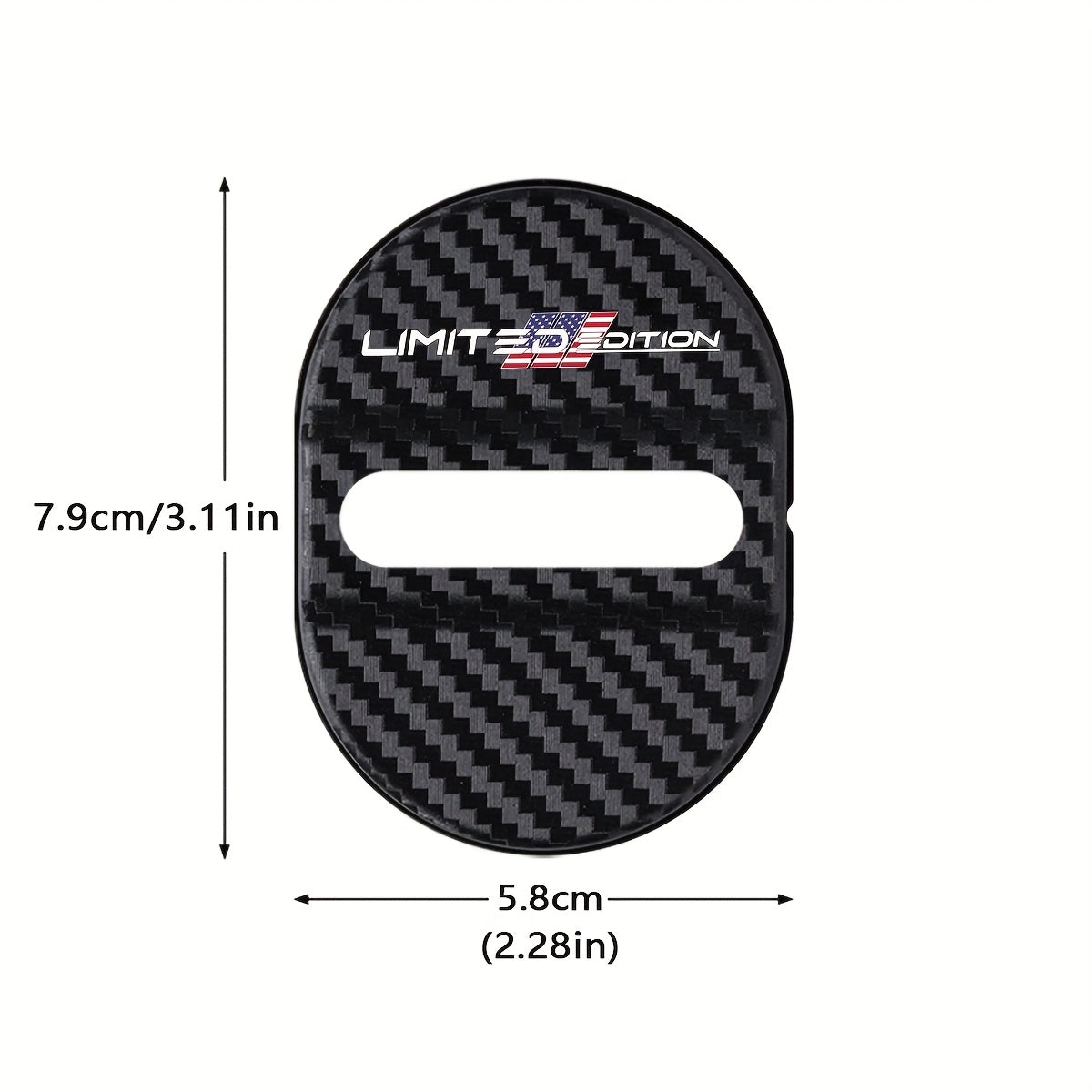 Avtomobil eshigi qulfi yopqog'i himoyachisi ABS bardoshli tashqi aksessuar 4 dona