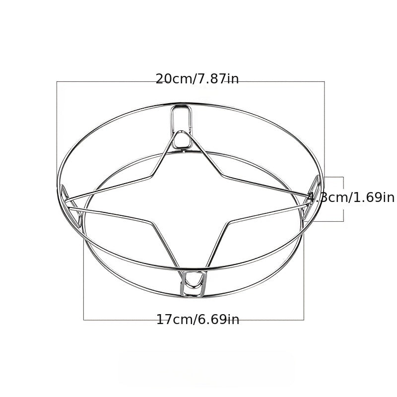 Estante de cocina multifuncional de acero inoxidable para enfriar, cocinar al vapor y almacenar en 3 tamaños
