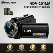Digital Video Camera Camcorder with 270° Rotating Screen 16X Digital Zoom 1080i HD Video