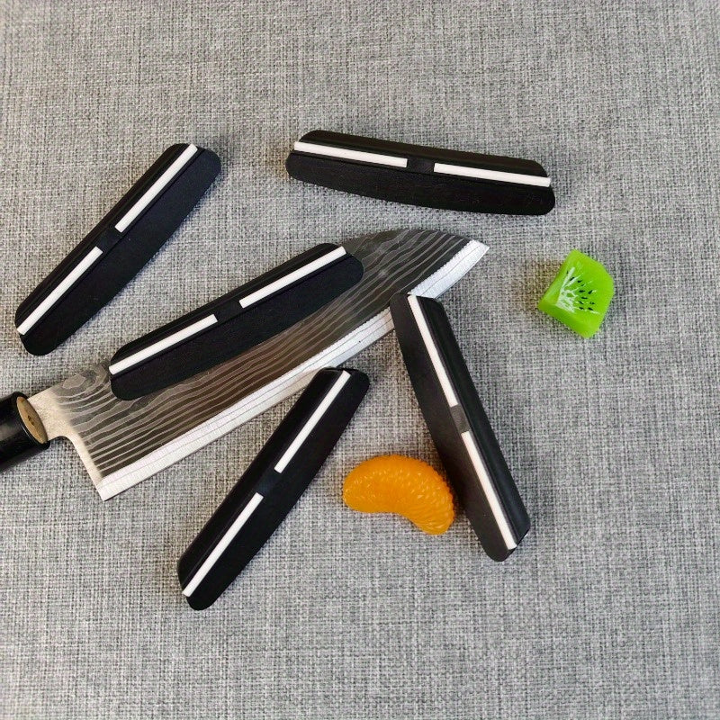 Qalampirni maydalash burchak qo'llanma relslari 2 ta va 5 ta to'plamlarda oshxona pichog'ini ushlagichlarini mahkamlash uchun, maydalash toshlari uchun professional aksessuar asboblar.