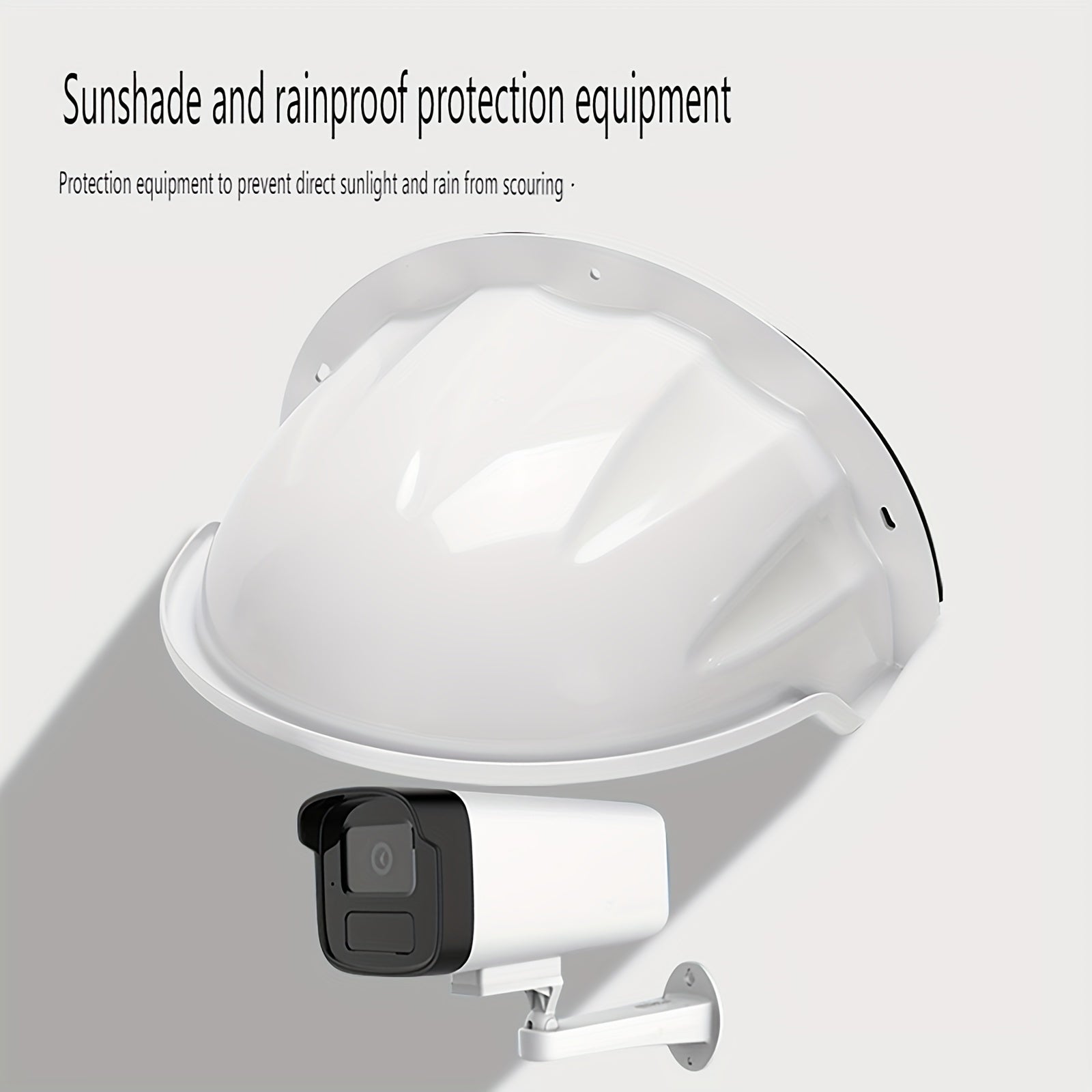 Durable ABS Weatherproof Camera Cover Shield for Outdoor Cameras Battery-Free Bullet Dome Ring Arlo Nest