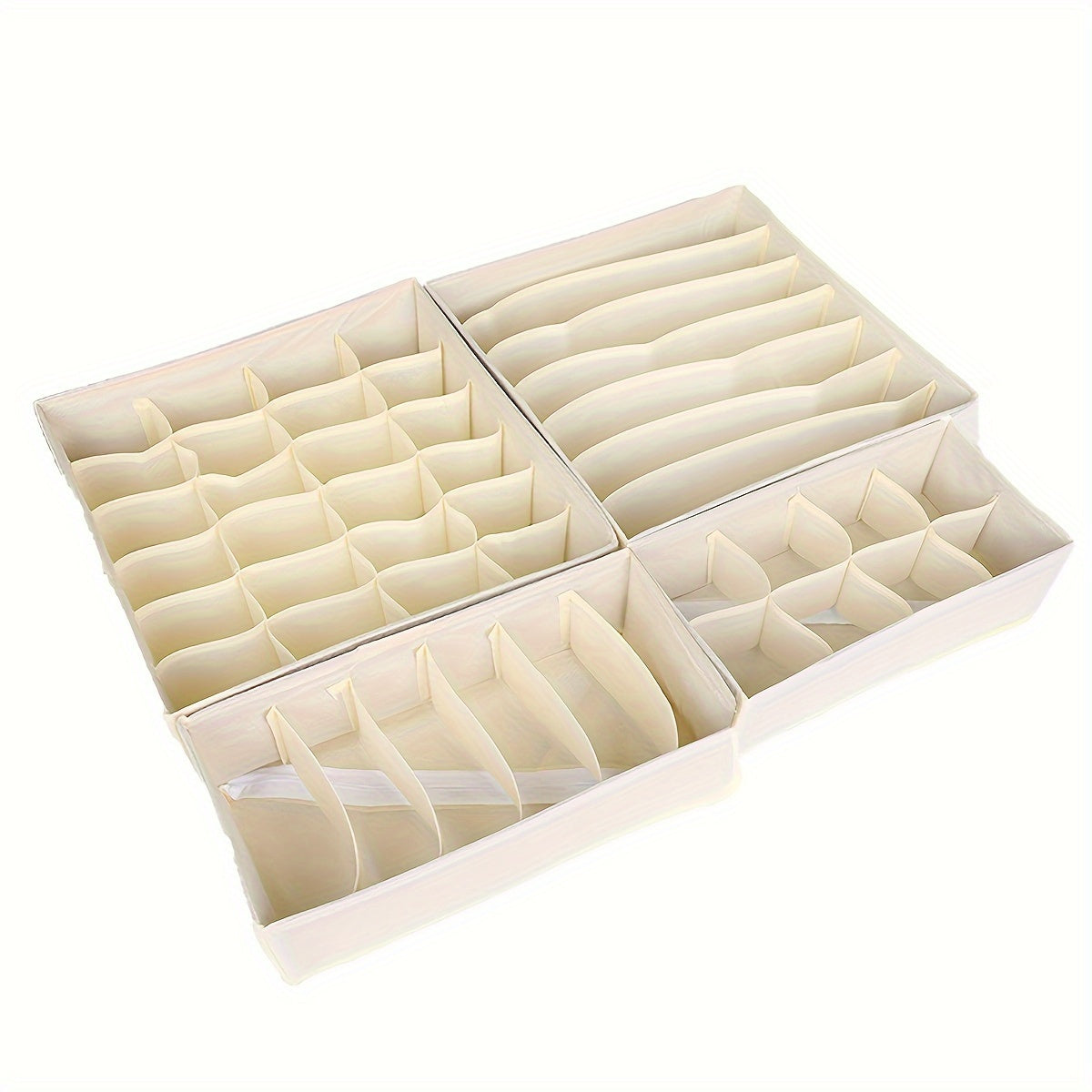 Foldable Non-Woven Fabric Storage Boxes for Underwear Socks and Clothing Organizers