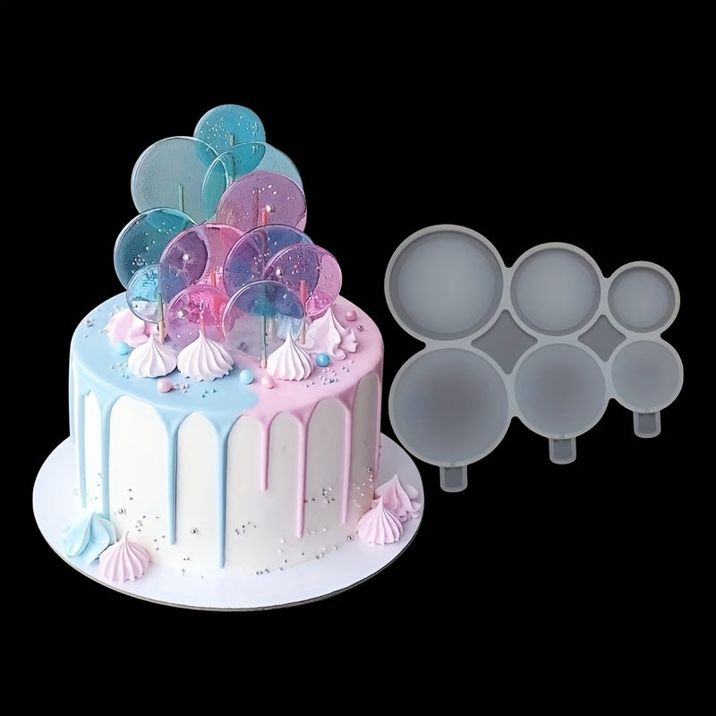 3D Silicone Lollipop Mold for Cake Decorating and Candy Making