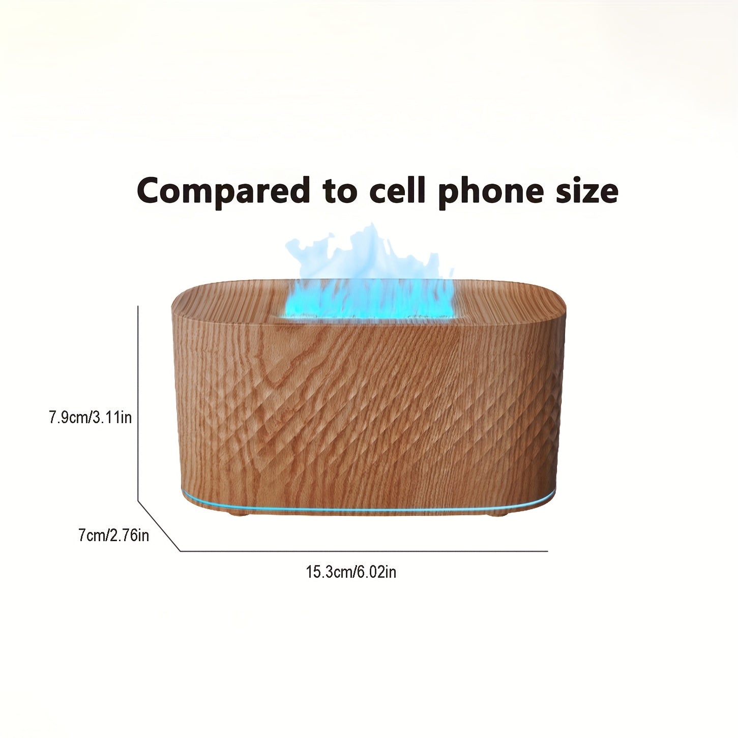 USB-увлажнитель воздуха для ароматерапии с цветными подсветками для помещений до 20 м²
