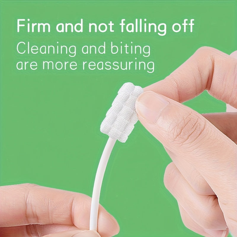 Newborn Baby Oral Care Gauze for Tongue Coating Baby Mouth Cleaner Soft Baby Toothbrush