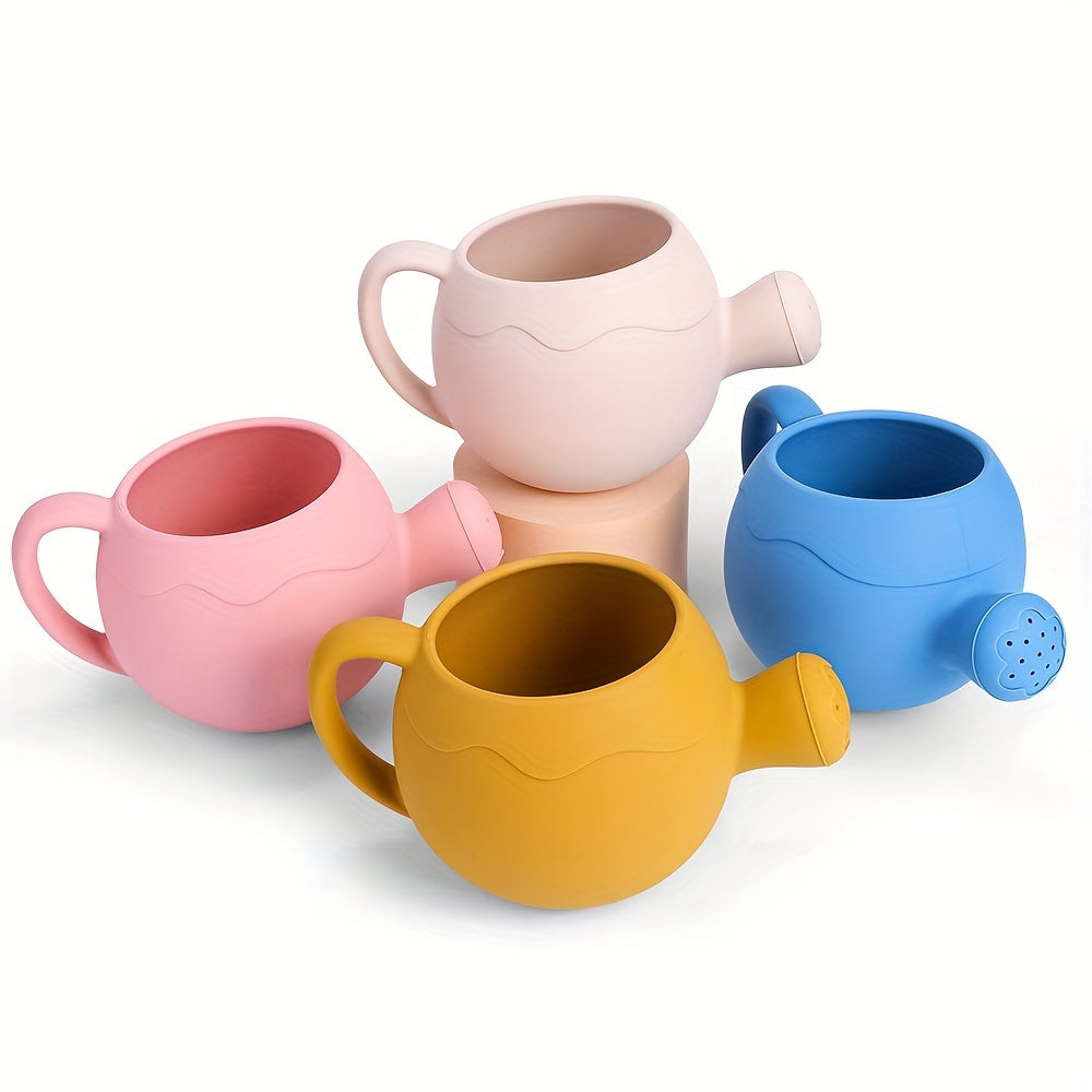 Silicone Watering Can Toy for Toddlers Lightweight Bath Beach Garden Play