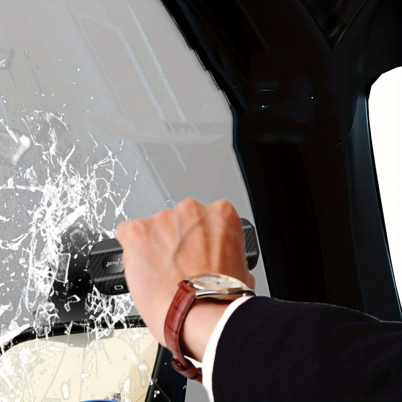 ABS Car Parking Number Plate with Safety Hammer and Mobile Phone Window Breaker Universal Fit