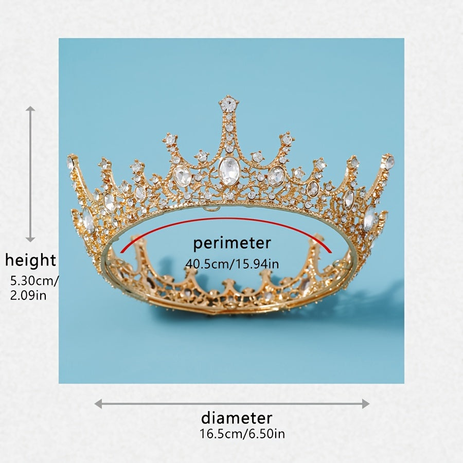 Bridal Crown with Gemstones Minimalist Wedding Hair Accessory Jewelry Headpiece