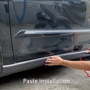 Car Side Skirt Cover, Rubber, Decorative Door Lower Skirt Strip