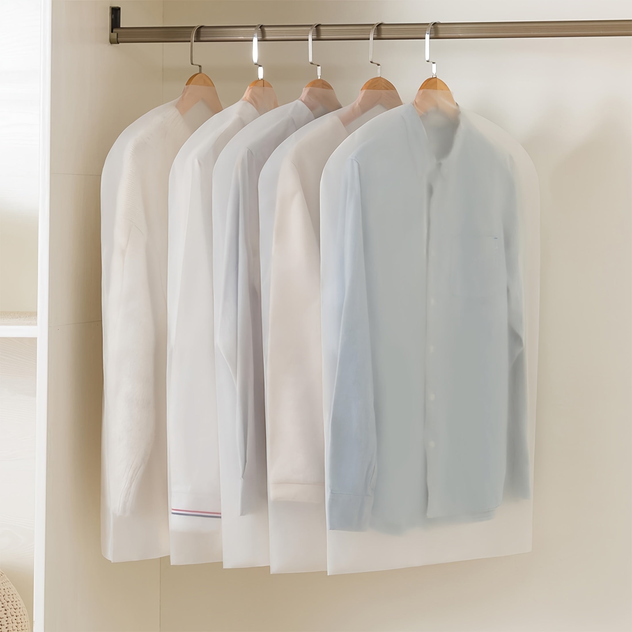 5-to'plam shaffof kiyim qoplami, pastki ochilish bilan, yengil changga chidamli, hasharotlarga qarshi