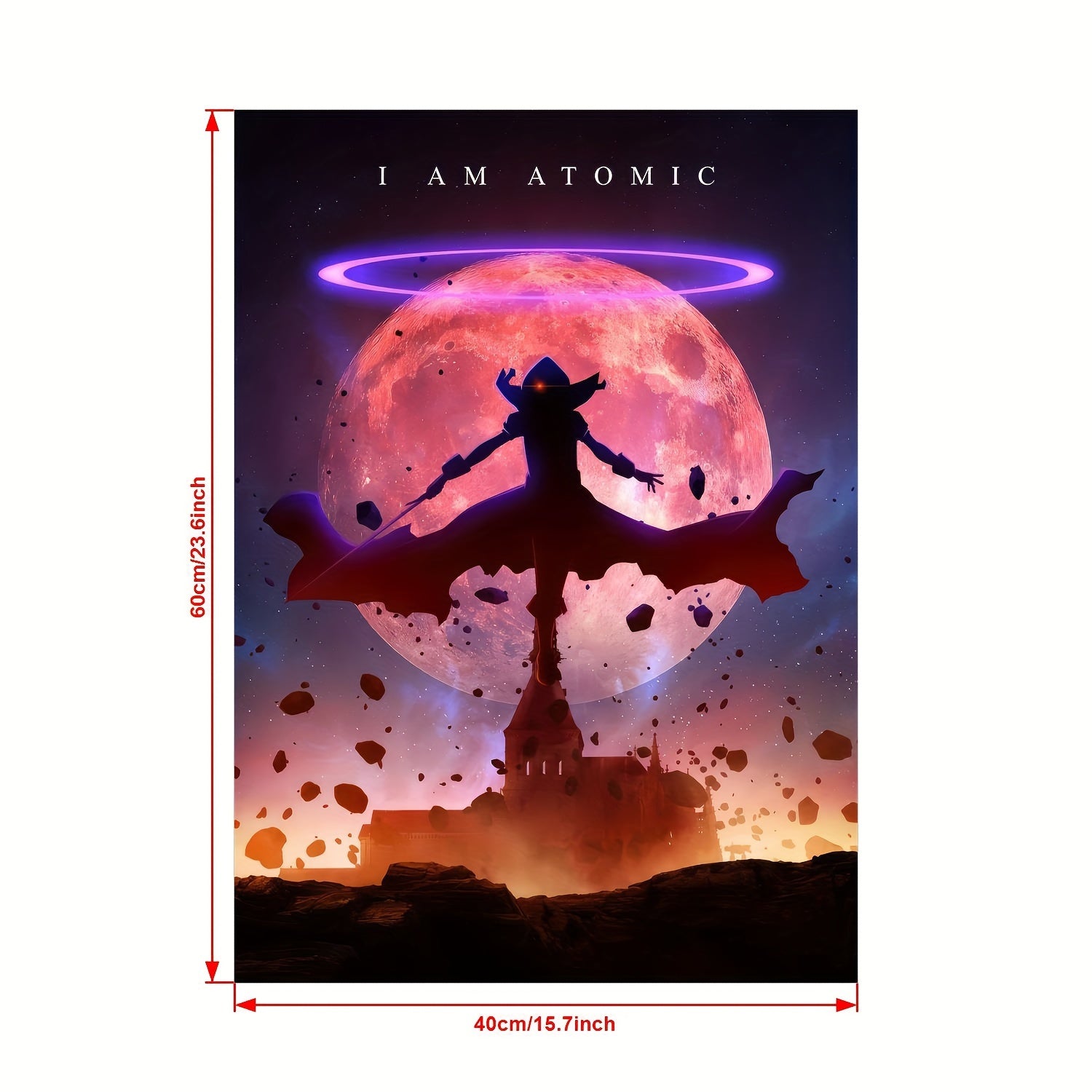 Shadow Cid Atomic Canvas Art Poster for Home Decor Indoor Outdoor Portrait Wall Art