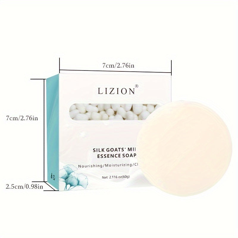 Unisex Facial Cleansing Bar with Goat Milk and Coconut Oil for All Skin Types