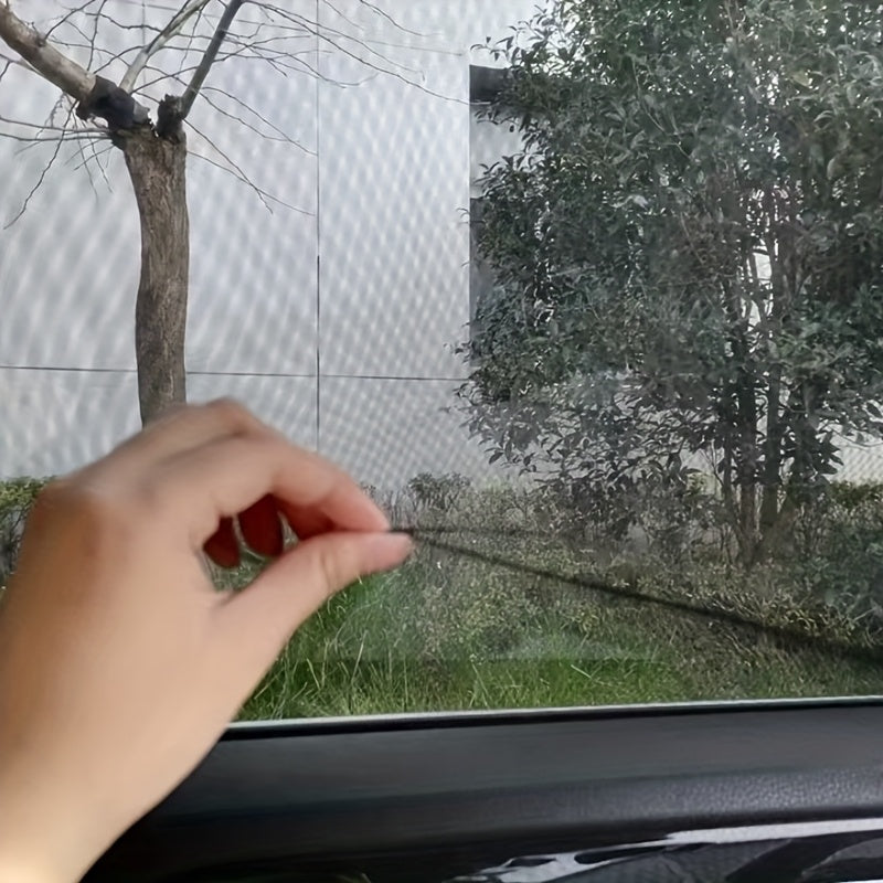 4PC Car Window Screens Set Front And Rear Sun Shade Fabric Vehicle Interior