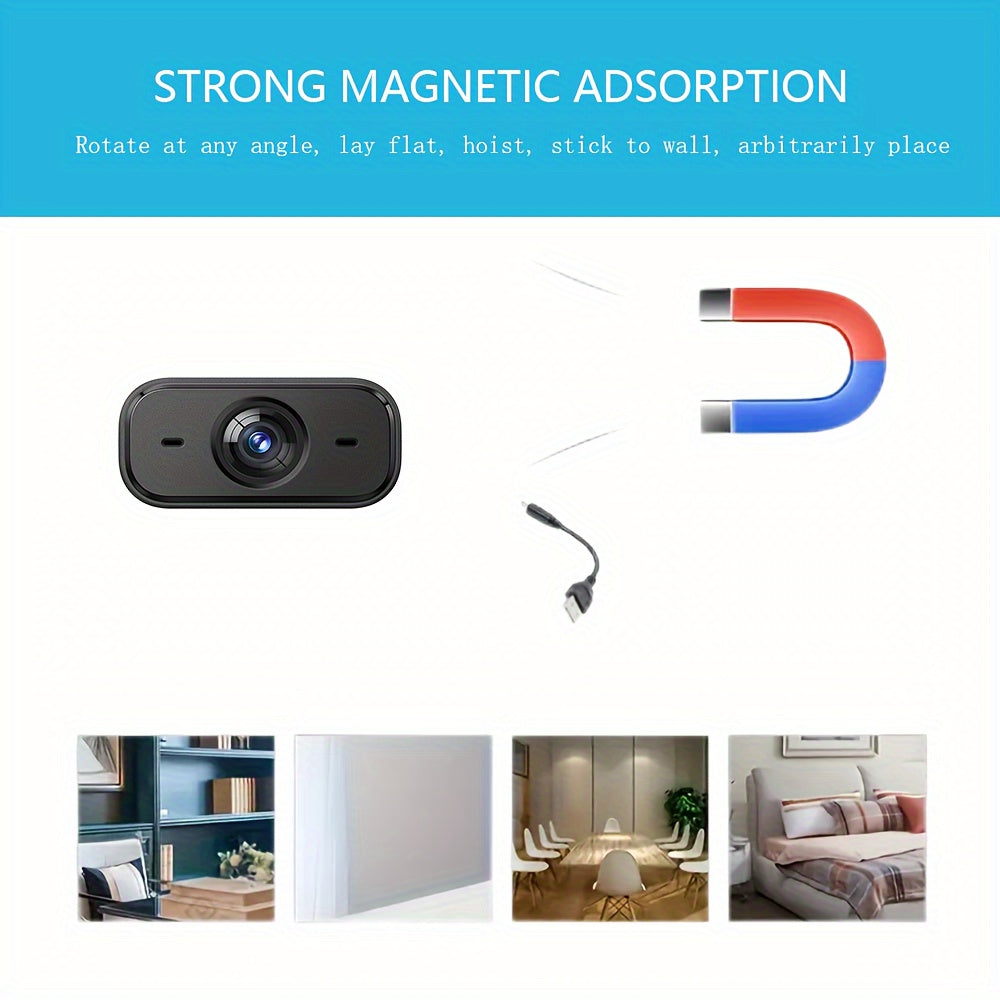 Indoor WiFi Security Camera with Motion Detection and Phone App for Home Monitoring
