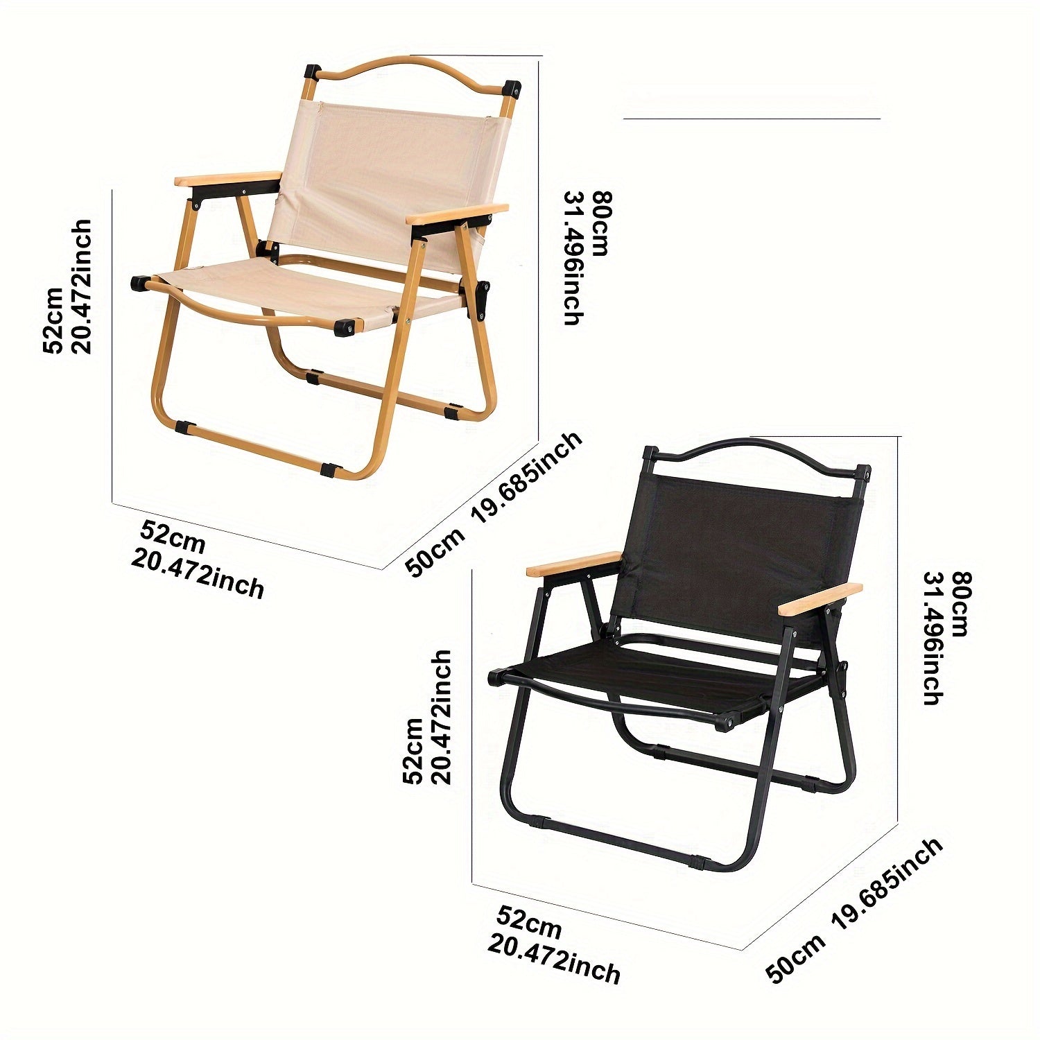 TORGWIN Portativ Qayriladigan Kampir O'tiradigan Stul, Alyuminiy Qotishma Ramka, Oksford Matosi O'tiradigan Joy, Qayriladigan Qo'l, Bo'yalgan Yuzasi - Katta O'lchamdagi Qayriladigan Stul