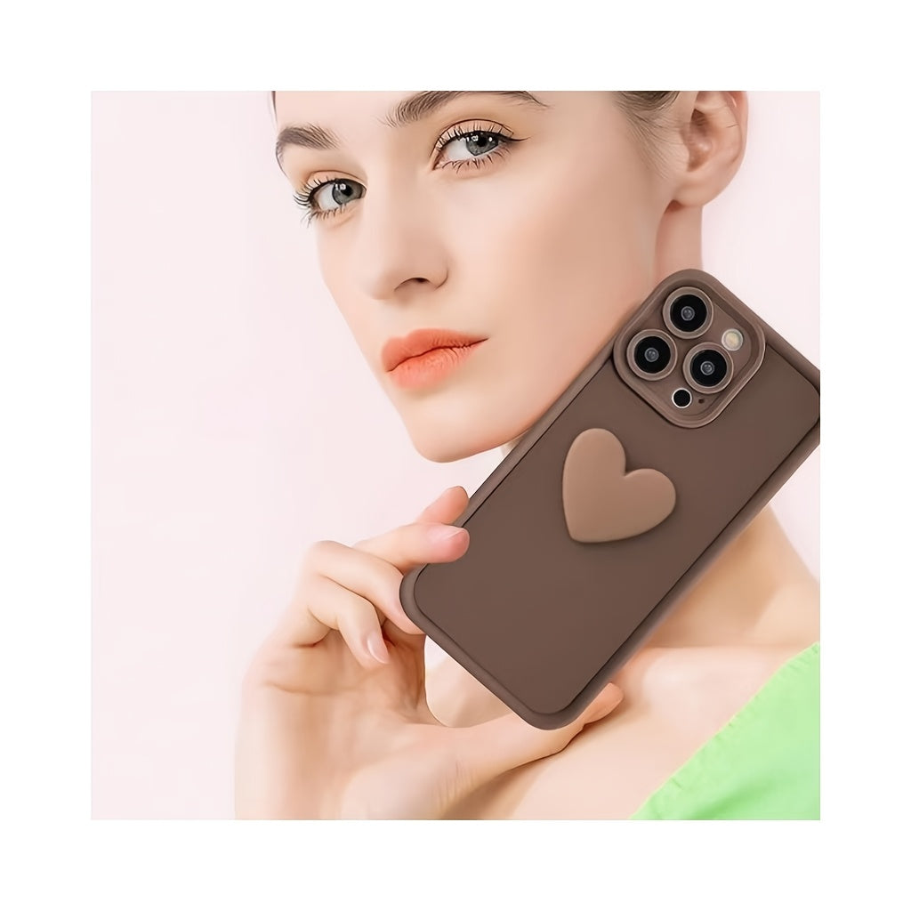 3D Love Phone Case for Xiaomi 14T 14TPro with Sky Eye Lens Anti-Drop Protection Fashionable Design