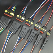 Automotive Electrical Wire Connectors Set PE Insulated 1.5 Series 6 Pin Car Cable Harness