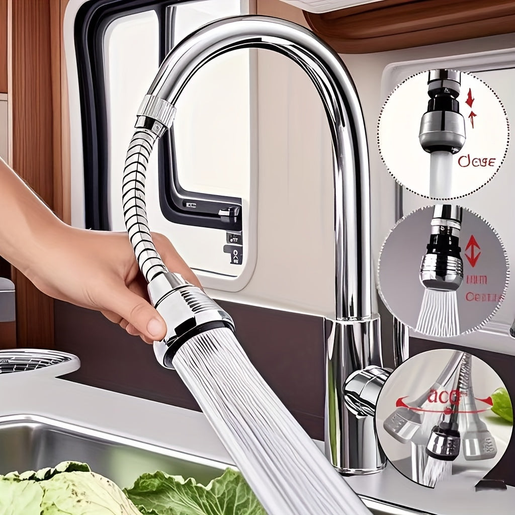 360° Rotary Kitchen Faucet Nozzle Water-Saving Sink Extender
