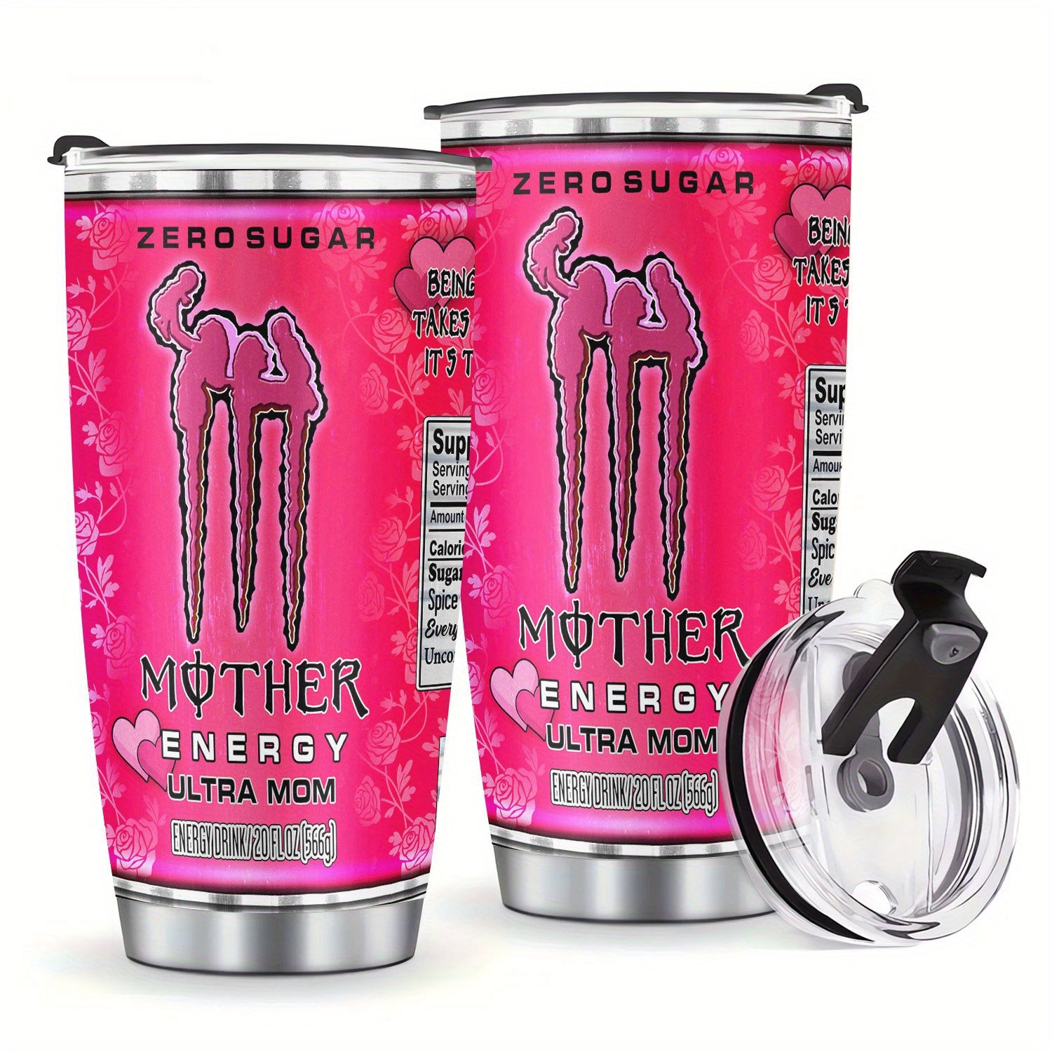 Taza de viaje aislada de acero inoxidable de 20 oz para bebidas calientes y frías con tapa para regalos