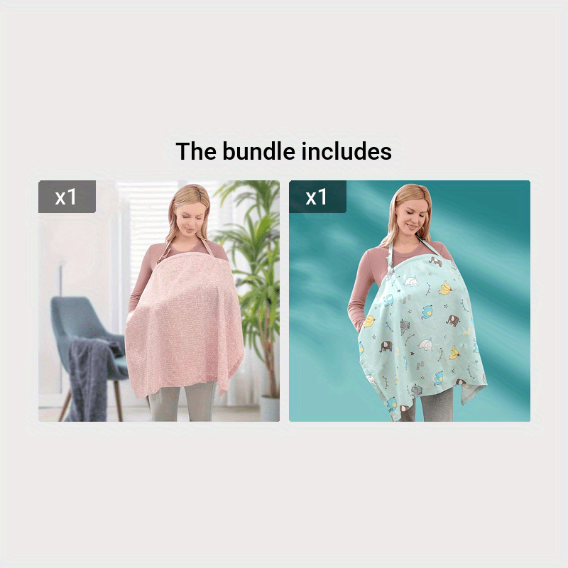 Cobertor de enfermería 1 pieza, bufanda versátil para alimentar y amamantar, ideal para llevar a cualquier lugar