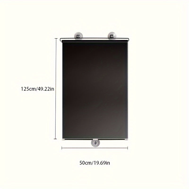 Persianas enrollables de instalación sin taladro, cortinas retráctiles para bloquear la luz y UV, para oficina, cocina, balcón