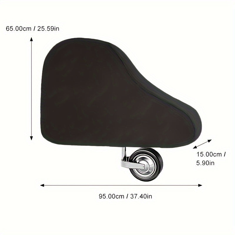 Polyester RV karavotining tutqichini yopish, suv o'tkazmaydigan, UV, yomg'irga chidamli, qora