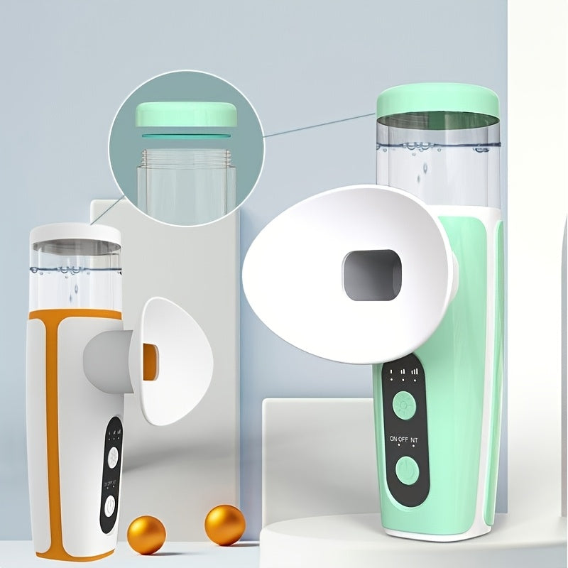 Uniseks portativ USB qayta to'ldiriladigan ko'z bug'lantiruvchi purkagich sovuq issiq namlantiruvchi