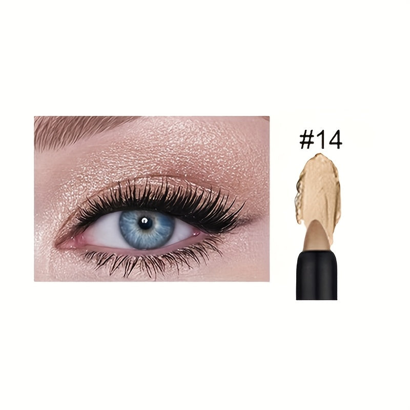 Women Eyeshadow Stick Set 16 Colors Shimmery Matte Long-Lasting