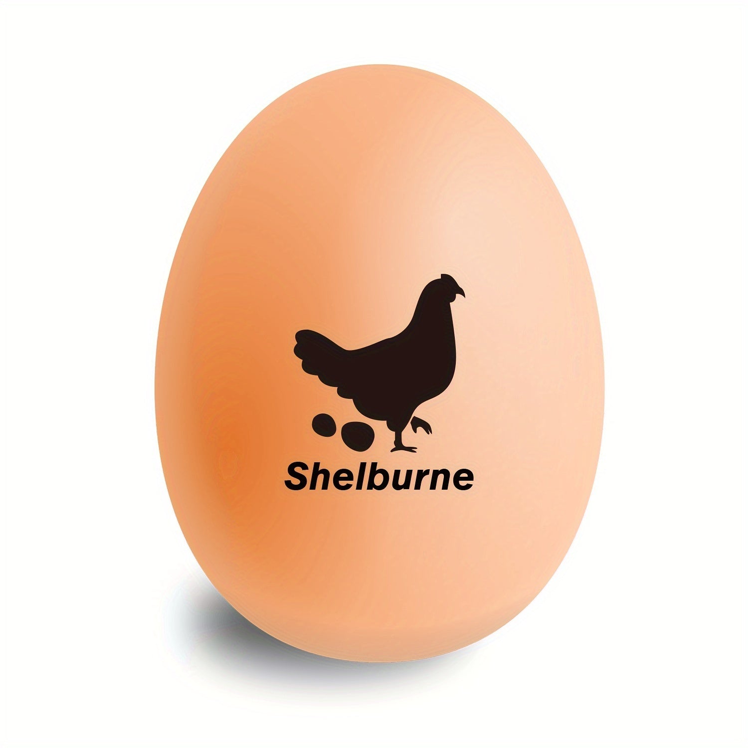 Customizable Round Hard Rubber Egg Stamp for Farm Fresh Chicken and Duck Eggs