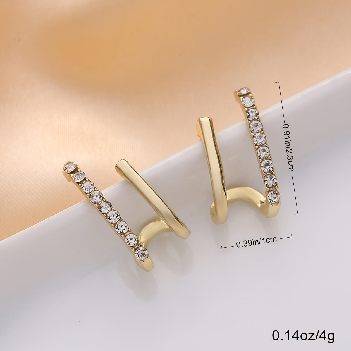 Ayollar uchun rhinestone taqinchoq, oddiy va nafis sovg‘a to‘plami