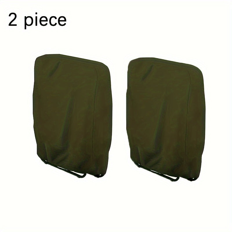 Waterproof Outdoor Folding Chair Cover Nylon Black All Weather Patio Garden Furniture Protector