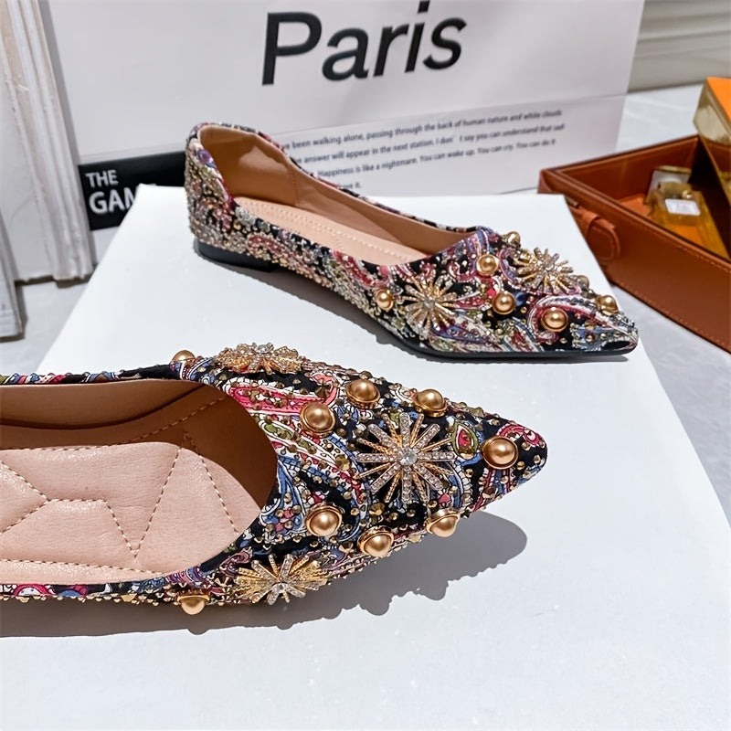 Ayollar uchun charmli burunli baland oyoqli qulay kiyinadigan poyabzal