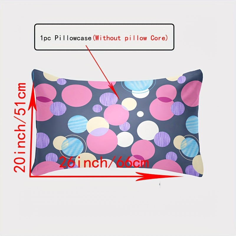 Funda de almohada de algodón con patrones de flores y cuadros, transpirable 144TC