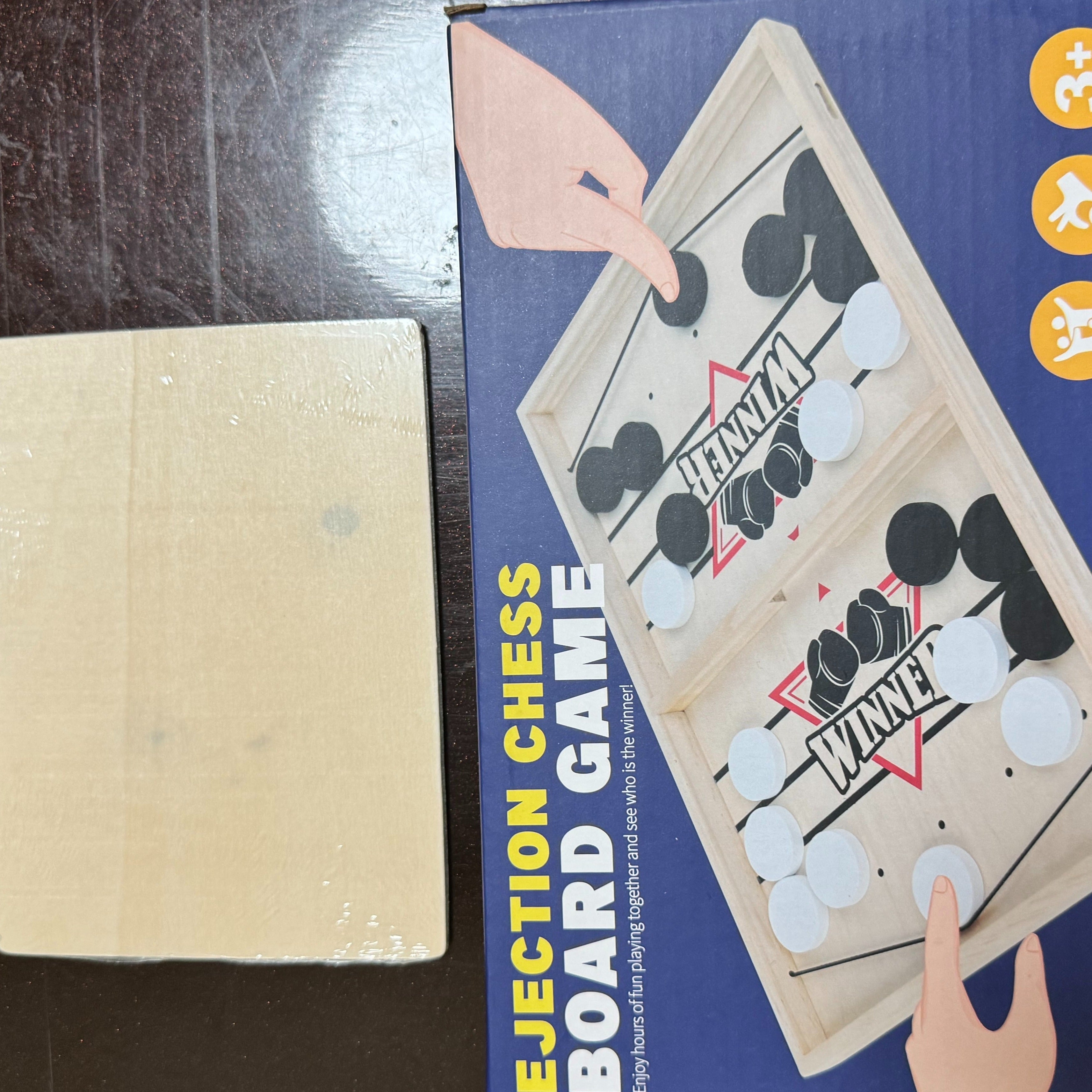 Wooden Chess Set for Kids Ages 3-6 Magnetic Checkers Educational Strategy Skill Development