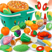Entertaining Toy Set with Realistic Fruit and Vegetable Designs for Family Role Play and Kitchen Pretend Play
